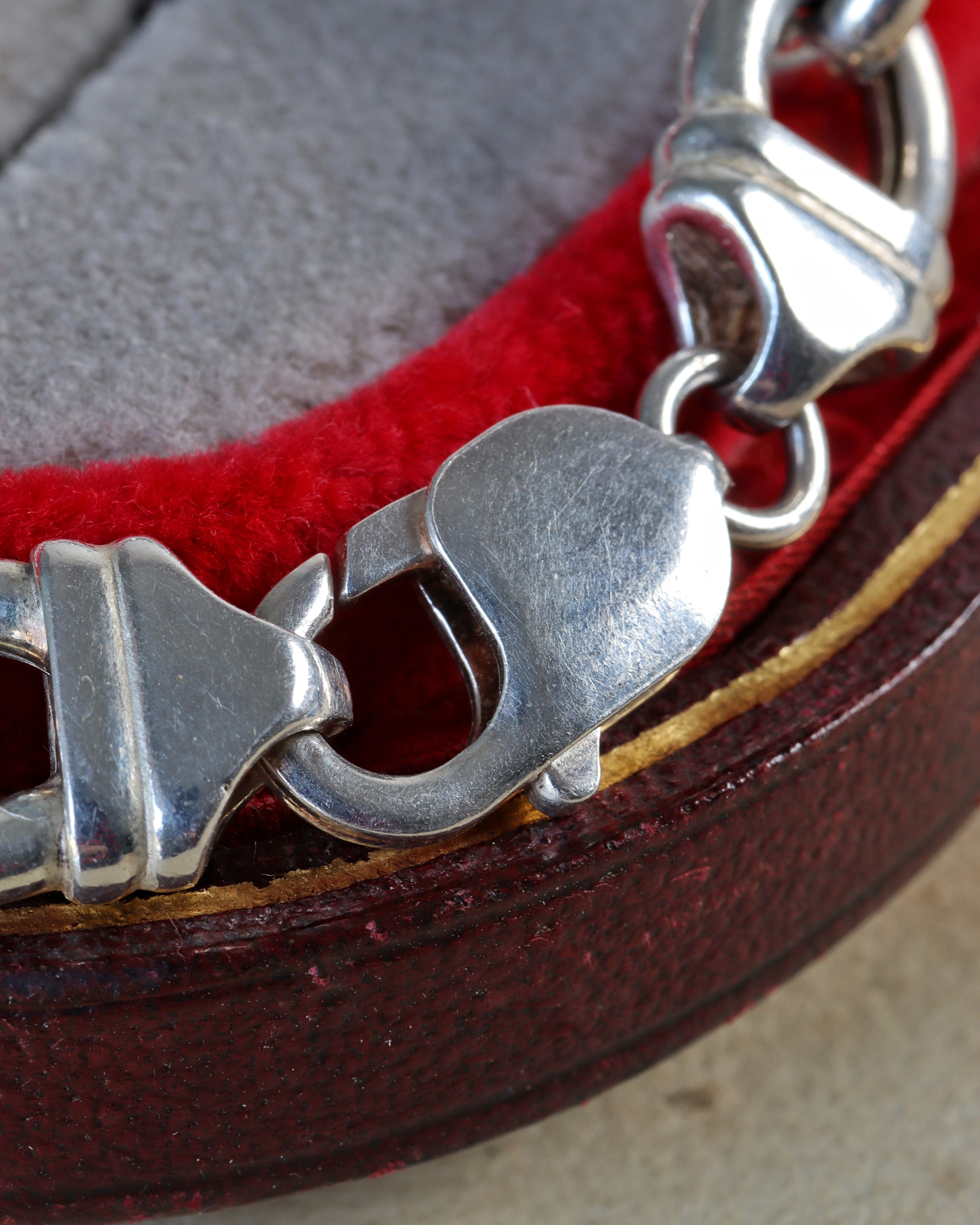 Vintage Sterling Silver Chunky Cable Link Bracelet