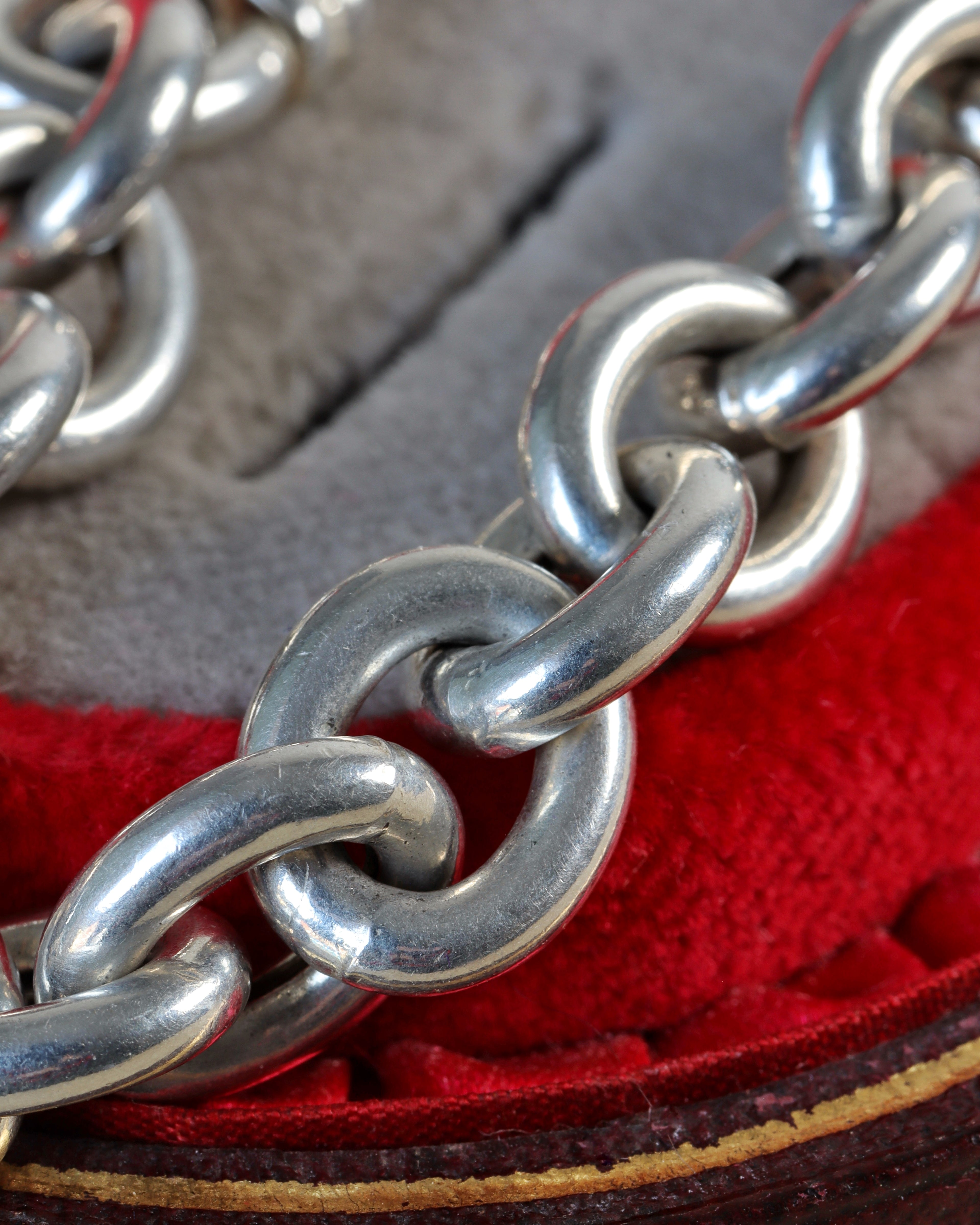 Vintage Sterling Silver Chunky Cable Link Bracelet