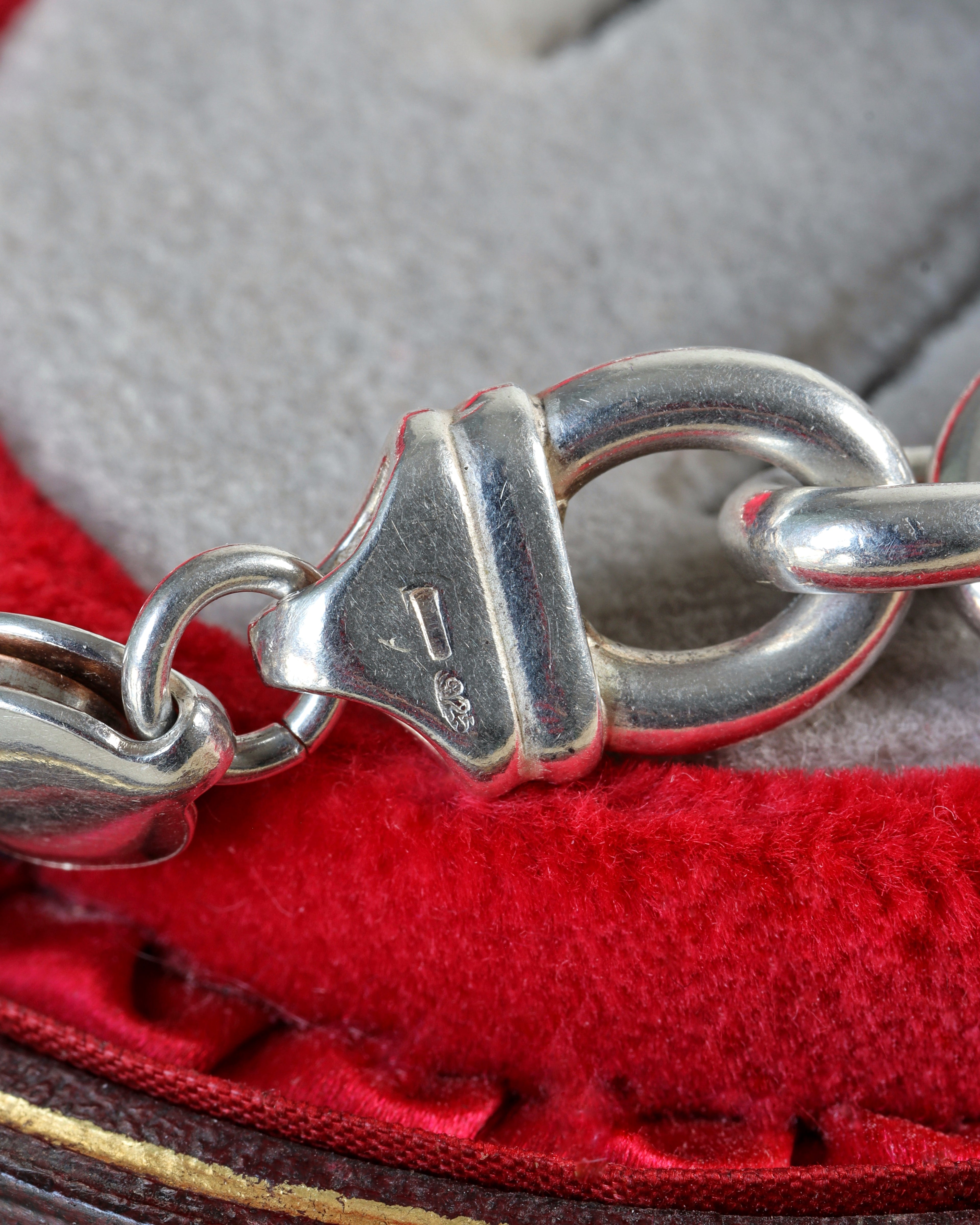 Vintage Sterling Silver Chunky Cable Link Bracelet