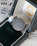 Antique Silver Foliage Engraved Clasp