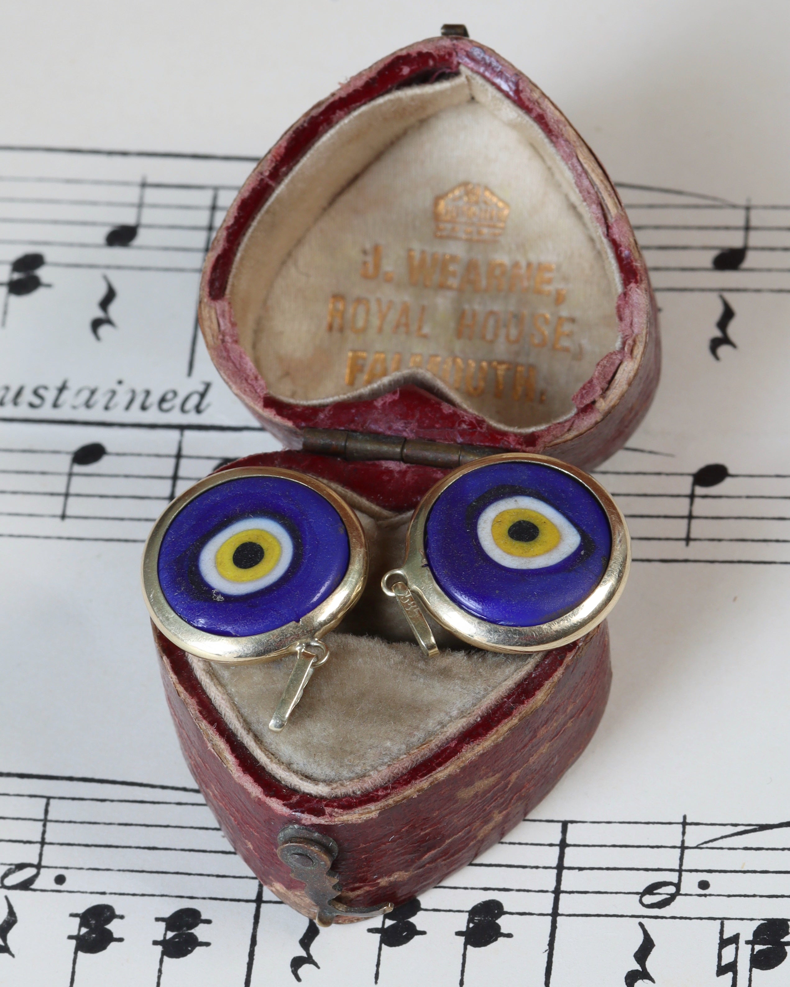 14ct Gold Evil Eye Charms - Two available