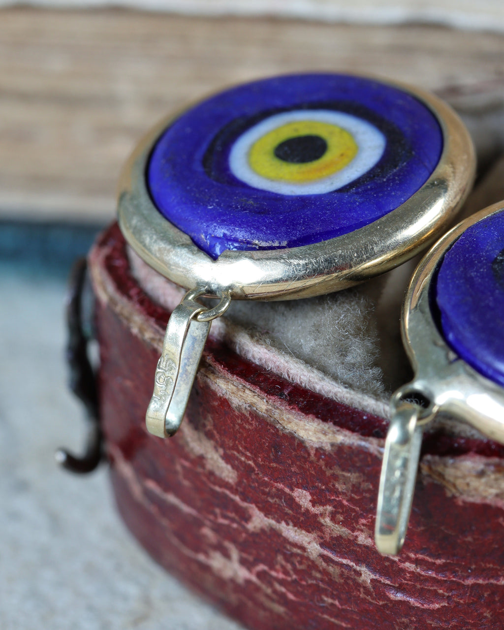 14ct Gold Evil Eye Charms - Two available