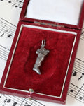 Victorian Silver Stocking Charm