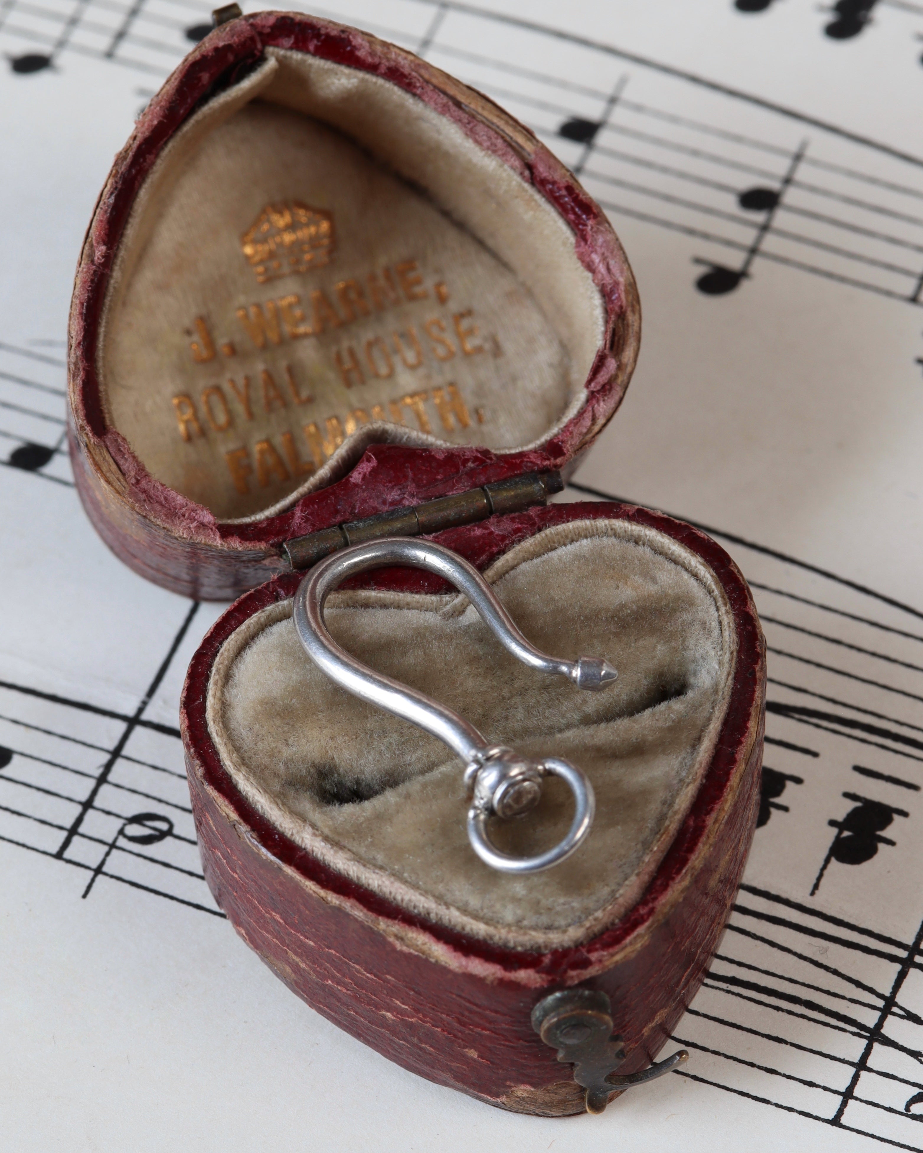 Victorian Silver Swivel Hook Charm Connector