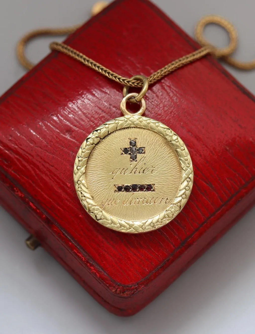 Rare Early 20th Century Augis Love Token Pendant