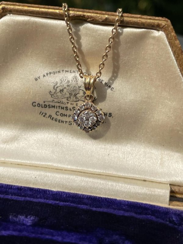 Vintage Diamond Encrusted Gold Charm - Image 5