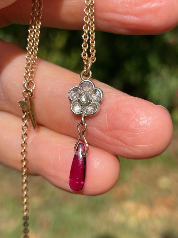 Antique Flower Conversion Charm - Image 3