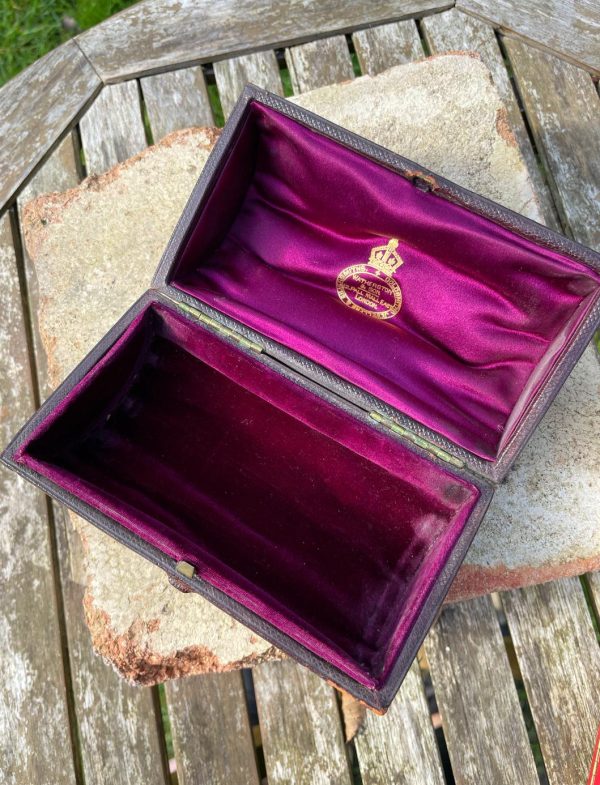 Antique Victorian Leather Tubular Case by Watherston & Son