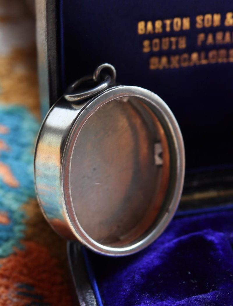 Antique Georgian Silver Glass-Fronted Locket