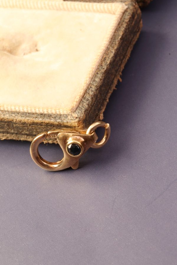 Sapphire Set Lobster Clasp