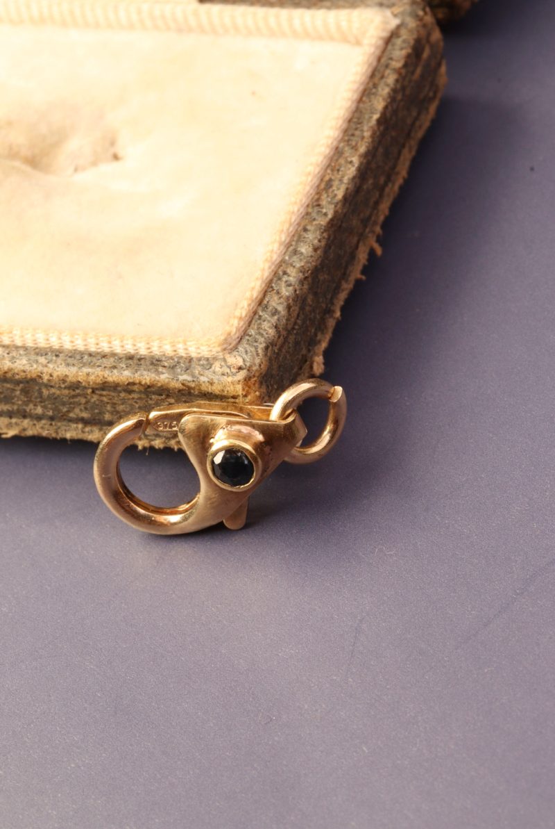 Sapphire Set Lobster Clasp
